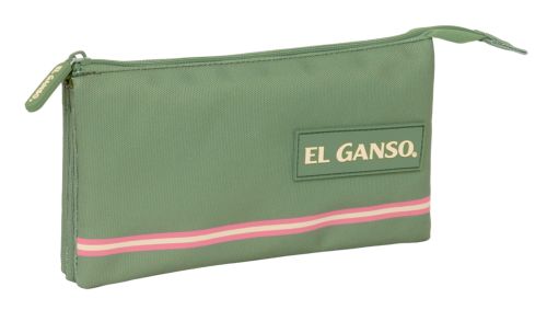 PORTATODO TRIPLE EL GANSO BASICS VERDE 22x12x3cm