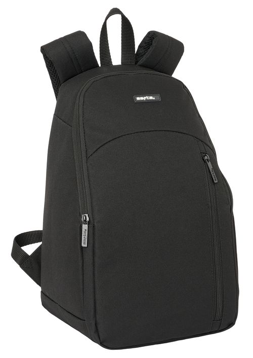 MOCHILA NEVERA WATERPROOF SAFTA ACCESORIOS NEGRO 23x36x18CM