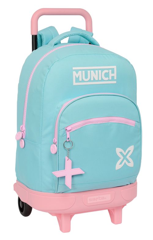 MOCHILA GRANDE CON RUEDAS COMPACT EXTRAIBLE MUNICH HEAVEN 33x45x22CM