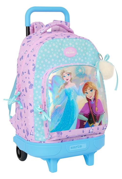 MOCHILA GRANDE CON RUEDAS COMPACT EXTRAIBLE FROZEN COOL DAYS 33x45x22CM