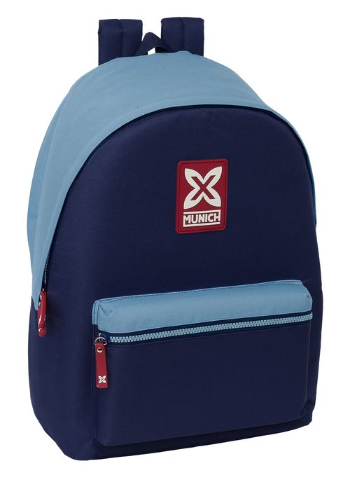 MOCHILA DOBLE PARA PORTATIL 15,6 +USB MUNICH ROYAL 31x44x18CM