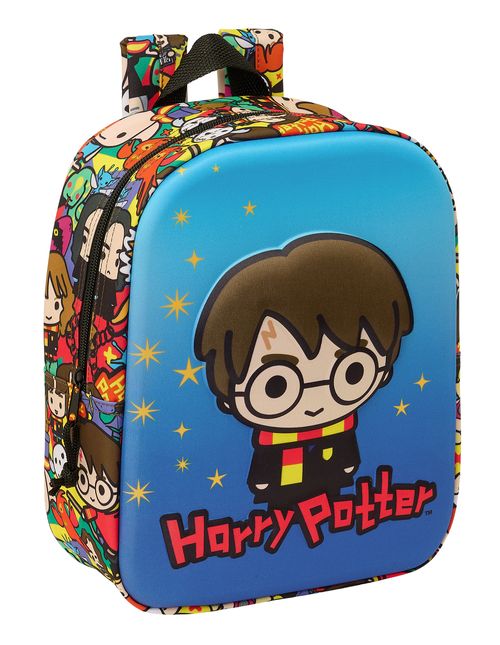 MOCHILA GUARDERIA 3D BOLSILLO RED HARRY POTTER 22x27x10CM