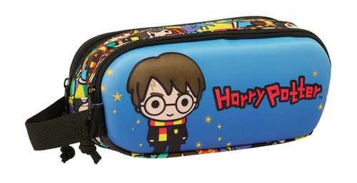 PORTATODO DOBLE 3D HARRY POTTER 21x8x6CM