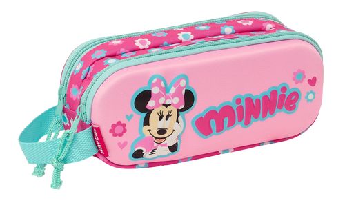 PORTATODO DOBLE 3D MINNIE MOUSE 21x8x6CM