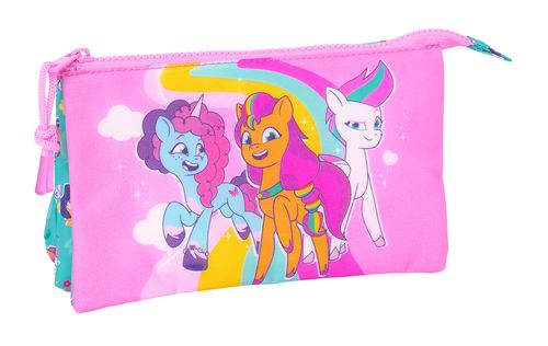 PORTATODO TRIPLE MY LITTLE PONY MAGIC 22x12x3CM