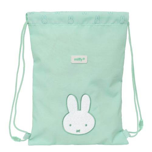 SACO PLANO JUNIOR RECICLADO Y REPELENTE AL AGUA AGUA MIFFY MENTA 26x34x1CM