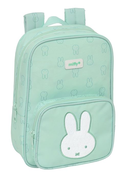 MOCHILA INFANTIL RECIC Y REPELENTE AGUA MIFFY MENTA 20x28x8CM