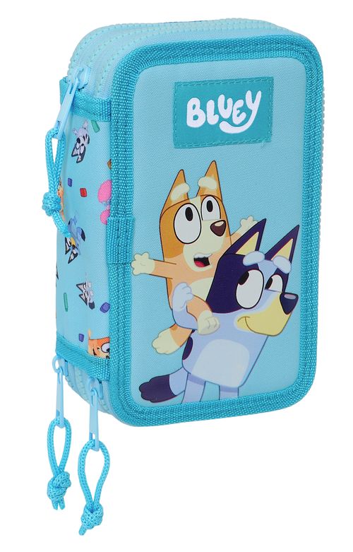 PLUMIER TRIPLE 36 PIEZAS BLUEY 12,5x19,5x5,5CM