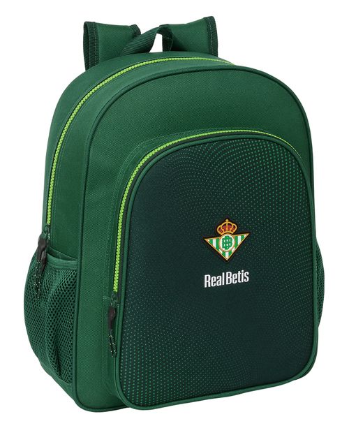 MOCHILA JUNIOR ADAPTABLE CARRO RESIS AGUA REAL BETIS BALOMPIE 32x38x12CM