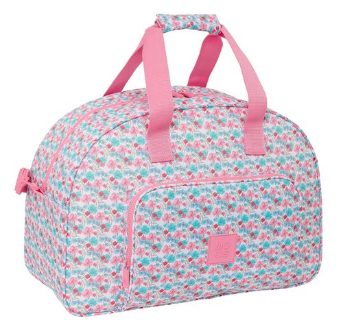 BOLSA DEPORTE RECICLADO MOOS FLORES 48x33x21CM