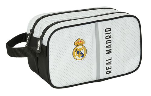 NECESER 2 CREMALLERAS ADAPTABLE CARRO REAL MADRID 1ª EQUIPACION 24/25 26x15x12,5CM