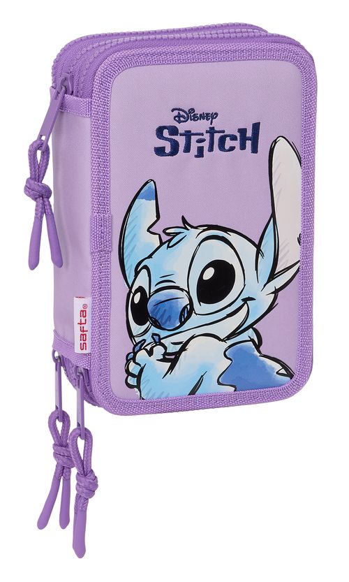 PLUMIER TRIPLE 36 PIEZAS STITCH SWEET 12,5x19,5x5,5CM