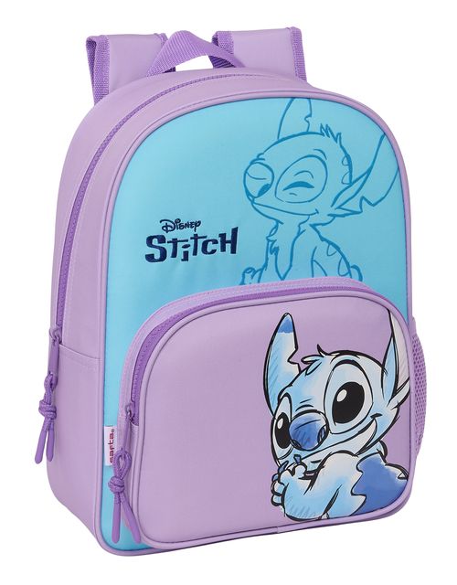 MOCHILA INFANTIL ADAPTABLE CARRO STITCH SWEET 26x34x11CM