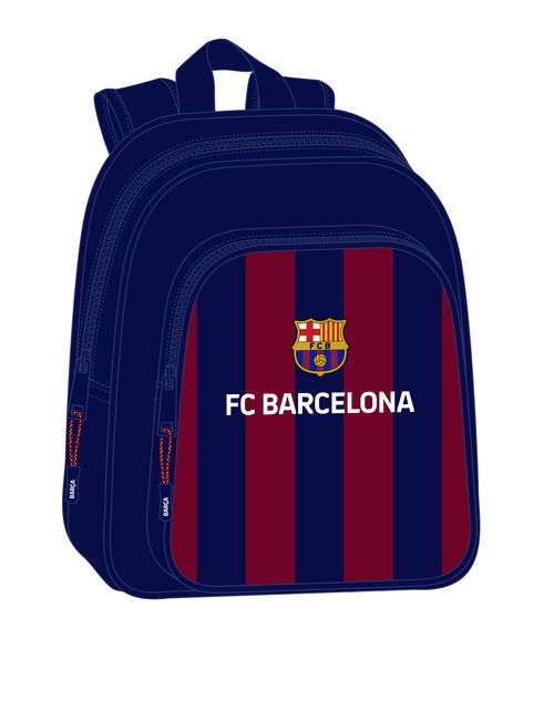 MOCHILA INFANTIL ADAPTABLE CARRO F.C.BARCELONA 27x33x10CM