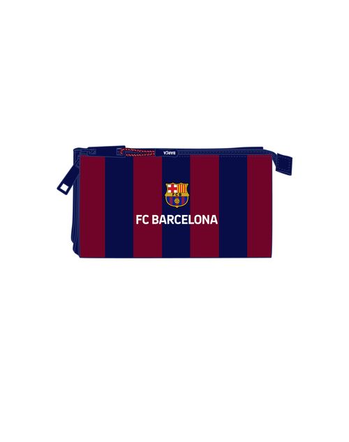 PORTATODO TRIPLE F.C.BARCELONA 22x12x3CM