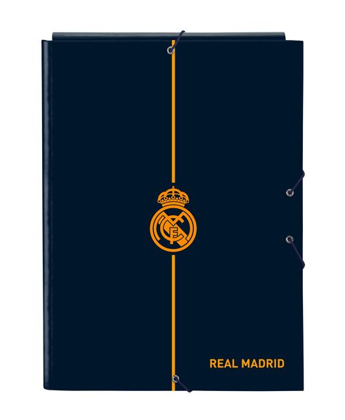 CARPETA FOLIO 3 SOLAPAS REAL MADRID 2ª EQUIPACION 24/25 26x33,5x2,5cm