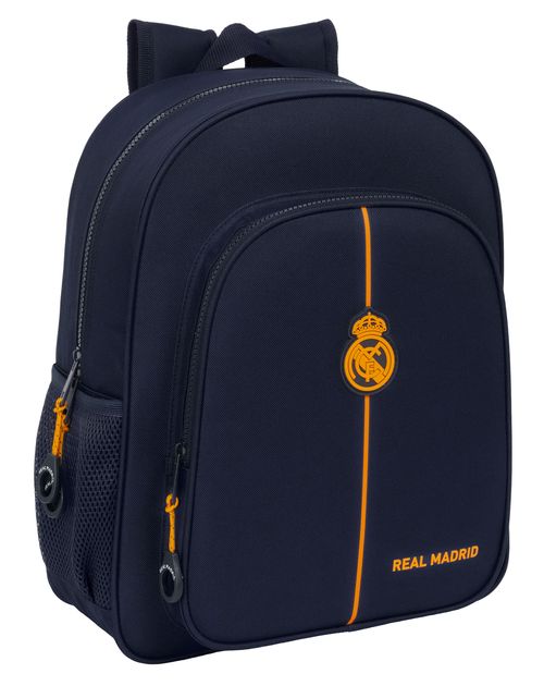 MOCHILA JUNIOR ADAPT.CARRO REAL MADRID 2ª EQUIPACION 24/25 32x38x12cm