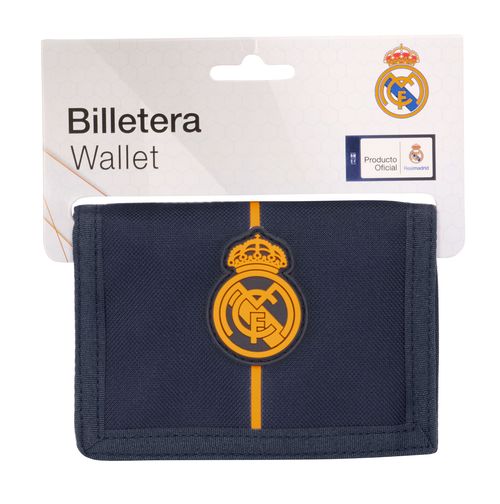 BILLETERA REAL MADRID 2ª EQUIPACION 24/25 12,5x9,5x1cm