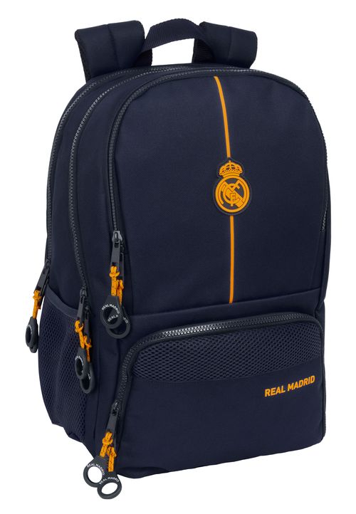 MOCHILA PADEL REAL MADRID 2ª EQUIPACION 24/25 30x42x17cm