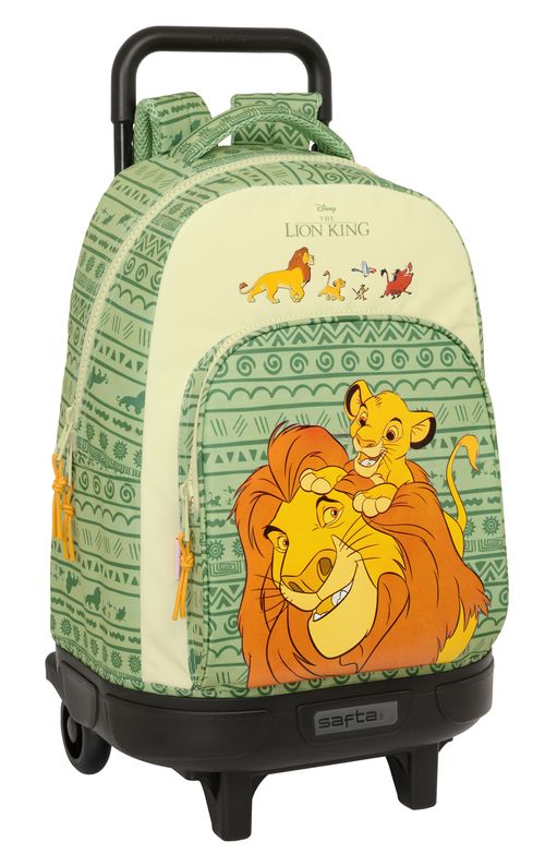 MOCHILA GDE. C/RUEDAS COMPACT EXTRAIBLE MUFASA 33x45x22cm