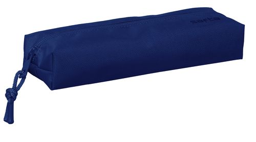 PORTATODO RECTANGULAR CON GOMA ELASTICA 22CM SAFTA DARK BLUE 22x4x7CM