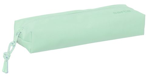 PORTATODO RECTANGULAR CON GOMA ELASTICA 22CM SAFTA LIGHT GREEN 22x4x7CM