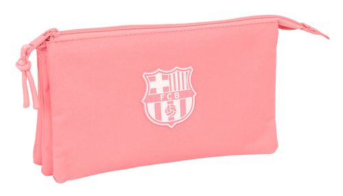 PORTATODO TRIPLE F.C.BARCELONA CHICA CORAL 22x12x3cm