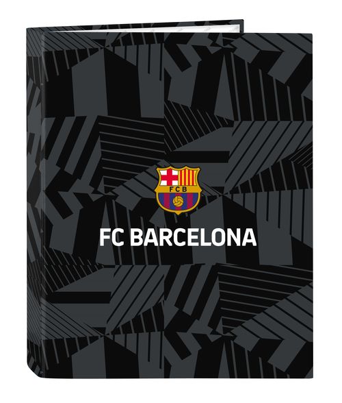 CARPETA FOLIO 4 ANI.MIXTAS F.C.BARCELONA BLACK 26,5x33x4cm