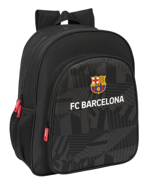 MOCHILA JUNIOR ADAPT.CARRO F.C.BARCELONA BLACK 32x38x12cm