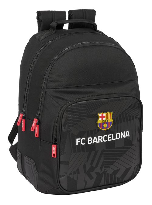 MOCHILA DOBLE ADAPT.CARRO F.C.BARCELONA BLACK 32x42x15cm