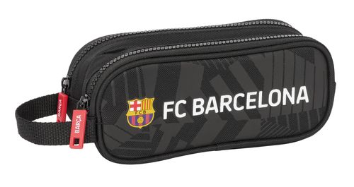 PORTATODO DOBLE F.C.BARCELONA BLACK 21x8x6cm