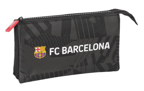 PORTATODO TRIPLE F.C.BARCELONA BLACK 22x12x3cm