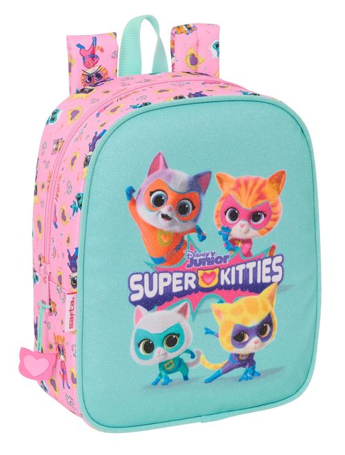 MOCHILA GUARDERIA ADAPTABLE CARRO SUPERKITTIES 22x27x10cm