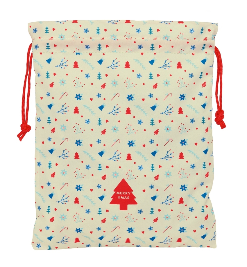  SAQUITO PLANO ICONOS MERRY XMAS 26x34x1cm 