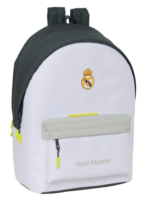 MOCHILA DOBLE PARA PORTATIL 15,6+USB REAL MADRID EQUIP. 25/26 31x44x18cm