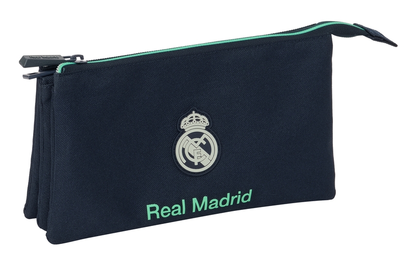  PORTATODO TRIPLE REAL MADRID 2ª EQUIPACION 25/26 22x12x3cm 