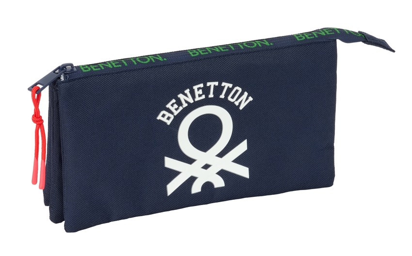  PORTATODO TRIPLE BENETTON TOGETHER 22x12x3cm 
