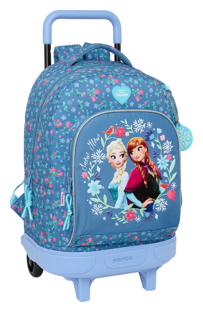  MOCHILA GRANDE CON RUEDAS COMPACT EXTRAIBLE FROZEN 33x45x22cm 
