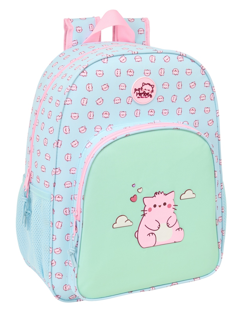  MOCHILA ADAPTABLE CARRO PEMBE THE PINK CAT 33x42x14cm 