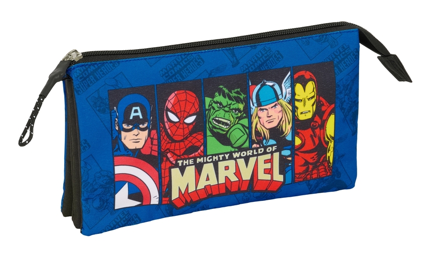  PORTATODO TRIPLE AVENGERS 22x12x3cm 