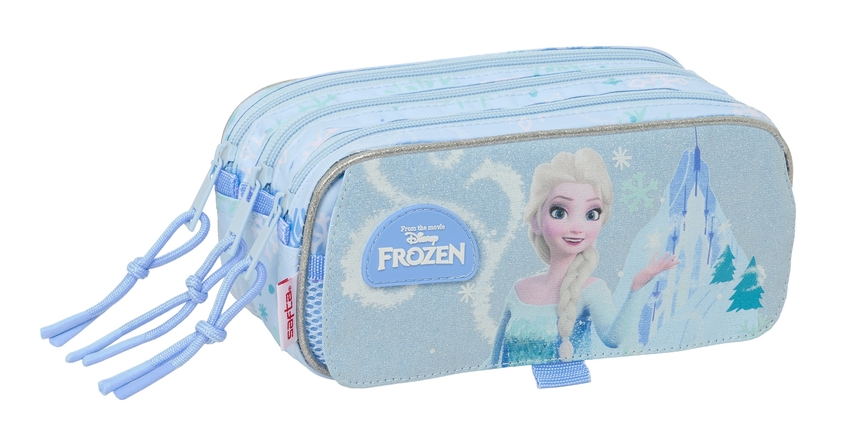  PORTATODO TRIPLE BIG FROZEN 21,5x10x8cm 