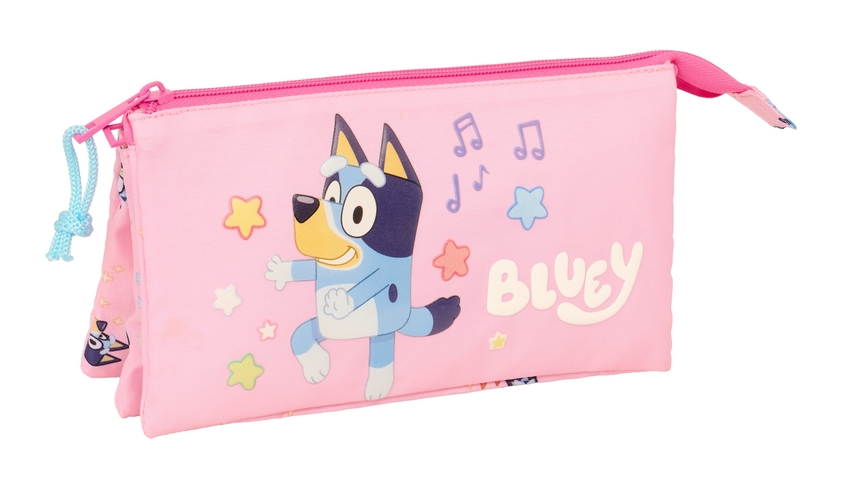  PORTATODO TRIPLE BLUEY DANCE 22x12x3cm 