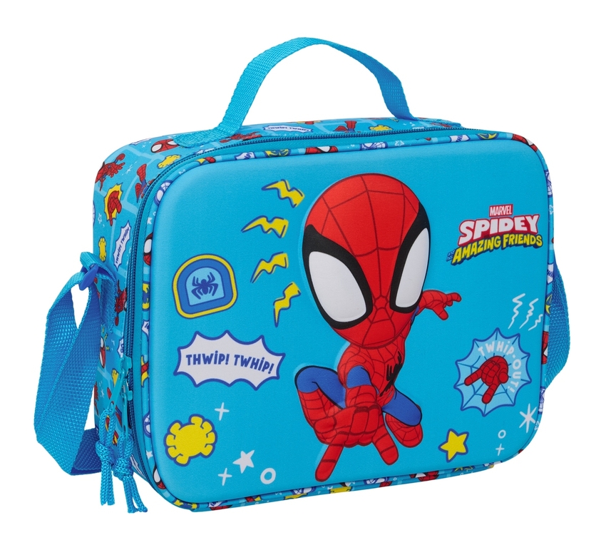  PORTAMERIENDAS NEVERA 3D SPIDEY 25x19,5x9cm 