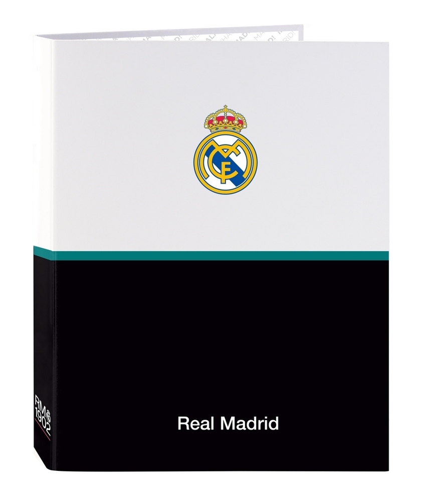  CARPETA FOLIO 4 ANILLAS MIXTAS REAL MADRID EQUIPACION 26/27 26,5x33x4cm 