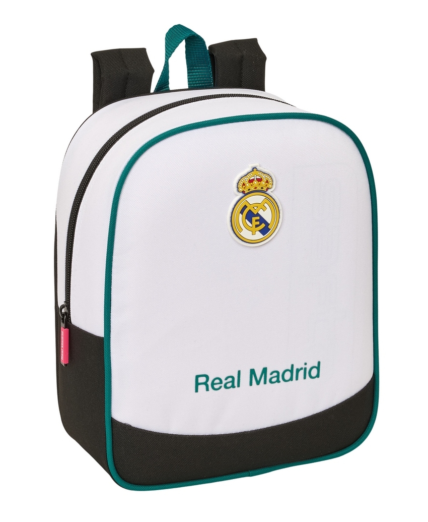  MOCHILA GUARDERIA ADAPTABLE A CARRO REAL MADRID EQUIPACION 26/27 22x27x10cm 