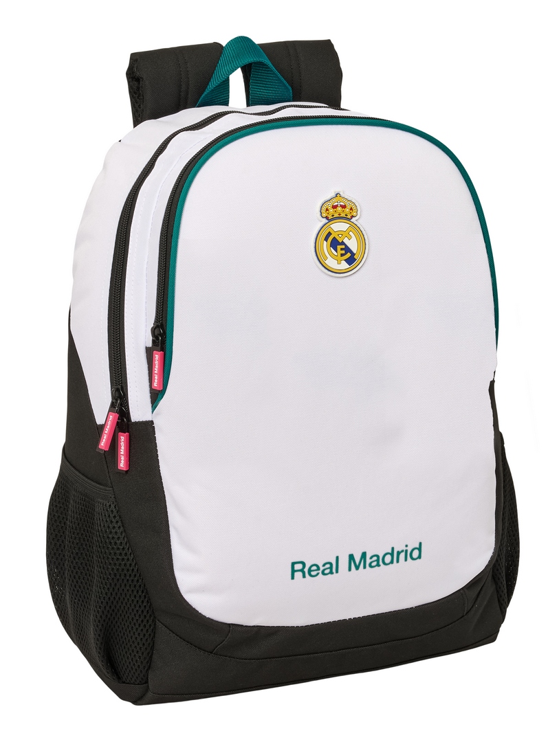  MOCHILA ADAPTABLE A CARRO REAL MADRID EQUIPACION 26/27 32x44x16cm 