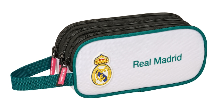  PORTATODO TRIPLE REAL MADRID EQUIPACION 26/27 21x8,5x7cm 
