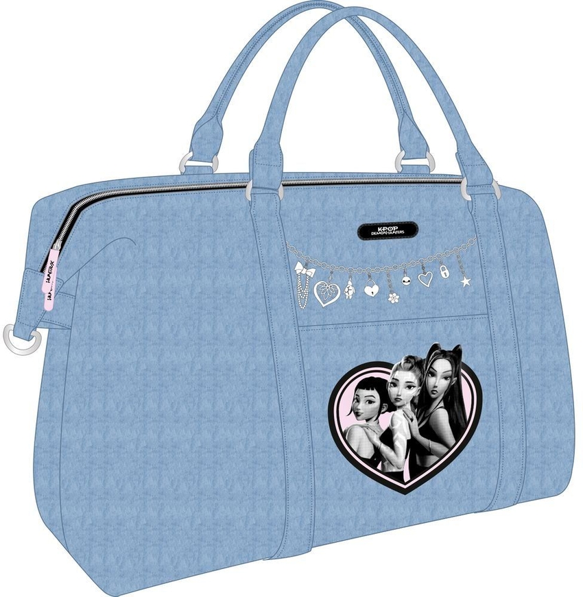  BOLSA DE FIN DE SEMANA K-POP Demon Hunters - HUNTRIX 50x29x22cm 