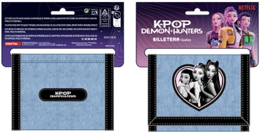  BILLETERA K-POP Demon Hunters - HUNTRIX 12,5x9,5x1cm 