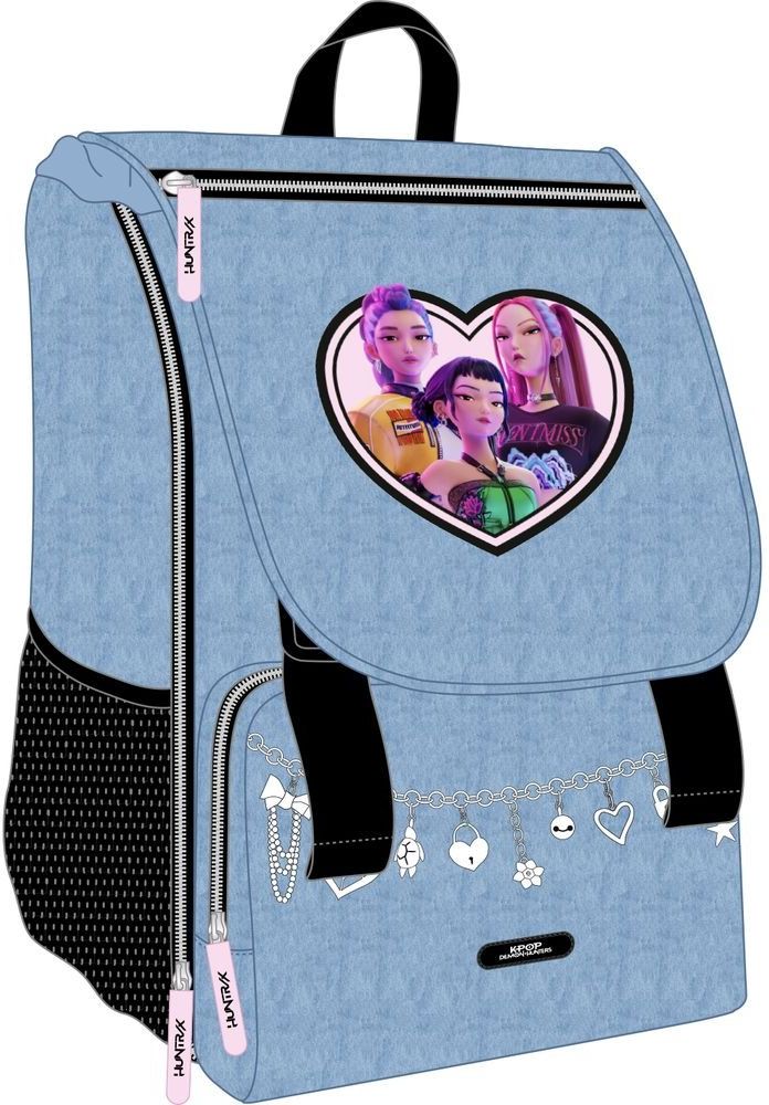  MOCHILA EXTENSIBLE K-POP Demon Hunters - HUNTRIX 18,5x41x15cm 